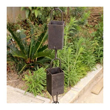 Rain Chains Japanese Temple Rain Chains for Downspouts Brass Rain Chain Roof Rain Gutters Vintage Copper Gutter Drainage Chain Functional and Decorative for Gutter Downspouts (Color : 2) (2 )