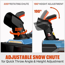 SENIX 60V 21" Cordless Snow Blower, 16000mAh Batteries & Dual Port Charger