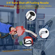 Ecojoy Fuel Hose Reel 3/4" x 50', Retractable Diesel Reel with Nozzle