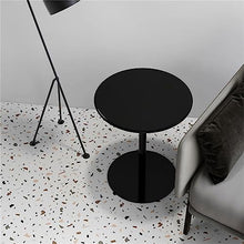 Fodalob 28.3in Height Indoor Outdoor Pub Bistro Table Round Dining Table, More Color(Matte Black,60x72cm)