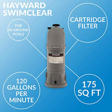 Hayward W3C17502 SwimClear Plus Cartridge Pool Filter Gray
