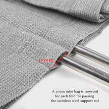 U Shape Wave Sail Awning, Retractable Canopy for Patio & Deck,