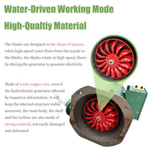 Yokoma Oblique Impact Hydro Generator 5kw Hydroelectric Generator Set Excitation Hydraulic Generate Excitation Water Pelton Turbine, AC220V Single-Phase