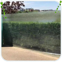 KOOEIN Polycarbonate Solid Sheet-Translucent Roof Panel,Greenhouse Sheets Cover,Cold Framing Cladding Panels,Rainproof/Uv-Protected/Insulation Plastic Roofing Panel,Impact Resistant,W×L-1x20m