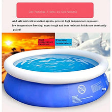 AQIANGJY Paddling Pool Round Inflatable Pool, Durable Folding Blow Up Pool for Kids/Toddlers, Summer Water Games Center Inflatable Swimming Pool Inflatable Swimming Pool, 305*76CM