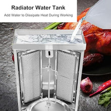 YXCUSAM Gas Vertical Broiler Doner Kebab Machine, Vertical Rotisserie Oven Grill, Chicken Rotisserie Machine, for Restaurant