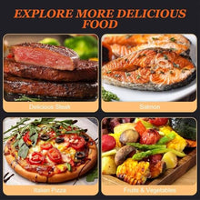 Electric Broiler, Electric Steak Broiler, 1472°f Stainless Steel Steak Cooker Time Temperature Adjustable, Electric Grill for Beef Chicken Vegetables,A