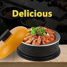 MNSSRN Aluminum Alloy Buffet Pot, Self-Service Heater Set, Catering Self-Service Mini Hot Pot, Outdoor Picnic Home,Red,41cm