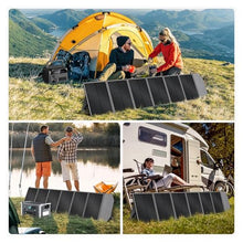 SP200 200W 20.5V Portable Solar Panel Camping Foldable Flexible Solar Cell Charger for House Camper Travel