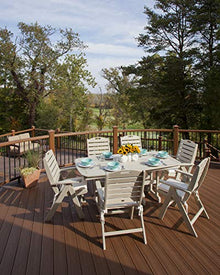 TREX Outdoor Furniture Yacht Club Highback 7-Piece Dining Set Tree House