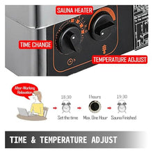 POGHDBXA Sauna Accessories, Heater, 2/3/6/9KW Sauna, Internal/External Controller, Electric Stove, Heating Oven, Dry Room Equipment Powerful Heat(2kw)