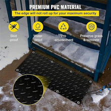 WRTYHGVGT Heated Stairs Snow Melting Mat - Ice Melting Mats for Winter Snow Removal - Non-Slip Heating Mats, USB Series Connection,4 Pack,30cmx60cm
