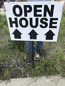 Yard Signs 20 Pack T-Bar Sign Stakes 42, Made in USA, Heavy Duty Metal Stake 42 Tall, Use with Signs 18x24 Inch or 24x36 Inch, T-Bar Stake, Signs are Not Included, (20TBarStake)