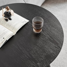 WGTYOA Sofa Black Solid Wood Small Tea Table Round Edge A Few Contracted Sitting Room Corner