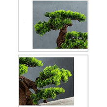 zxb-shop Artificial Tree Simulation Welcome Guest Bonsai Green Plants Fake Plant Potted Plants Decorative Tree Resin Simulation Bonsai (Color : A)