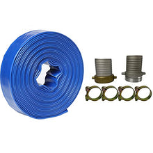 3" IN X 300' Feet Agricultural PVC Lay Flat Discharge Pump Hose Threaded Camlock