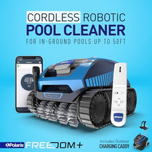 Polaris FREEDOM Plus Cordless Robotic Pool Cleaner Blue