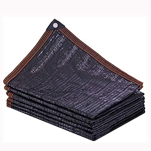 LENmzpomA Sunblock Shade Mesh,Shade Cloth, Sun Shade Cloth Greenhouse Covered with Shading Net Black 95% Shade Cloth with Shading Edge Encryption(10x12m)