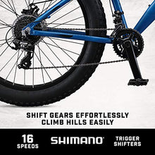 Mongoose Juneau Fat Tire Mountain Bike Blue