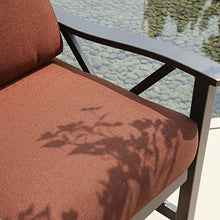 CASUAL WORLD 2-Piece Aluminum Patio Rocking Chair Set with Cushion