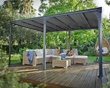 Palram Canopia Milano 10x14 Gazebo Gray/Bronze