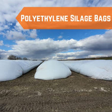 Farm Plastic Supply - Silage Bag for Livestock Feed (9' x 100') - Heavy Duty Polyethylene Bag for Silage, Baleage, or Haylage, Farming Grain Bags, Commercial Agriculture Product