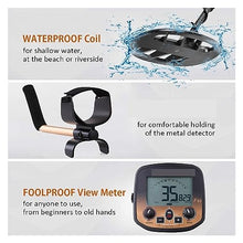 UYCVT Metal Detectors, Fs2 Metal Detector Sensitivity Treasure Finder Precise Locator Waterproof Search 11'' Coil and 5'' Coil Gold Metal Detector