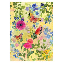 Studio M Butterfly Bird Bath Art Pole – Copper Hammered Topper Outdoor Yard Décor – 31 x 18 Inch Decorative Birdbath Stake – Watercolor Floral Garden Accent