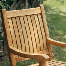 TITAN GREAT OUTDOORS Ash & Ember Cascade Grade A Teak Rocking Chair, Weather Resistant Premium Wood Outdoor Furniture Rocking Chair with Intricate Back Support, Armrests, Sloped Runners