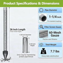 Sand Point Well Kit/ReinforcedCast IronPoint/Drive Well Point 5+1kit