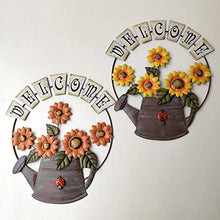 Garden Themed Welcome Sign for Front Door Hanging Welcome Wall Plaque Home Garden Ornament (Color : B Size : One Size)