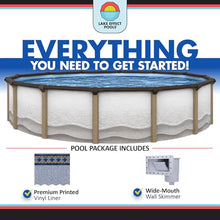 Lake Effect Pools 'Cozumel' 30 ft Round Above Ground Swimming Pool