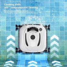 YHJLZNA Automatic Pool Cleaner,Pool Cleaning Robot with Wall Climbing,Cordless Robotic Pool Vacuum,Suitable for Walls and Floors of 6458 Square Feet Pool