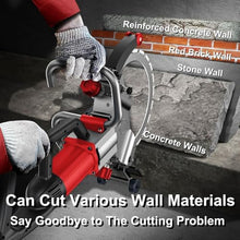 Toroidal Electric Concrete Saw, 8800W/9500W Portable Concrete Cutting Saw, 270mm Cut Depth, 3000RPM, Ring Saw Wall Cutting Machine for Stone, Metal, Marble,9500W