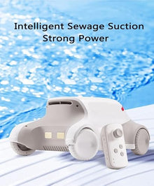 Fully Automatic Robotic Pool Cleaner, Cordless Swimming Pool Vacuum Cleaner, Up to 150 Sq (Lasts 240 Mins), Dual-Drive Motors Self-Parking Pool Cleaner Vacuum for In Ground Flat Pools
