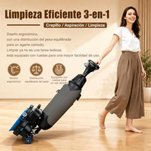 Commercial Electric Floor Scrubber, 17" Cleaning Width, 360° Rotating Head, Coverage 13000 Sqft/H, Dual Brush for Tile Hardwood in Offices Hotels White-220V