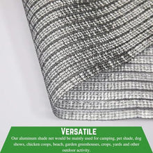 Farm Plastic Supply - Aluminet Silver Shade Cloth - 70% Reflective Aluminet Shade Cloth Garden Netting (14' x 300')
