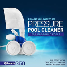 Polaris Vac-Sweep 360 Pressure-Side Cleaner for In-Ground Pools