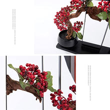 CLoxks Artificial Bonsai Creative Artificial Bonsai Tree New Chinese Simulation Flower Art Ornament Welcome Pine Bonsai Decoration Zen Desktop Decor for Home Office