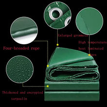 IMPREC Tarps Heavy Duty Waterproof, with Rust Grommets Foldable for Garden Sunshade Window Plant Cover Rain Shelter, Camping, Outdoor Cover and Pool Cover WMEIE (Color : Green, Size : 4x10m)