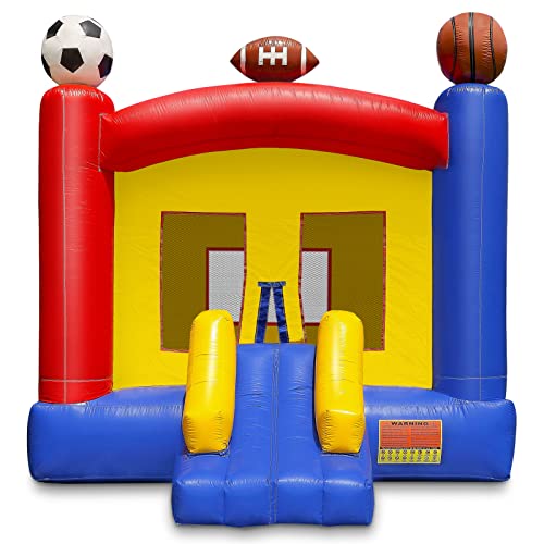 Cloud 9 Commercial Grade Sports Bounce House 100% PVC 17' x 13' Multicolor Inflatable