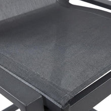 Outdoor Escape Black Fabric Outdoor Patio Barstool Set of 2 - Contemporary Style, Comfortable Backrest, Durable Frame, Suitable for Outdoor Living Spaces
