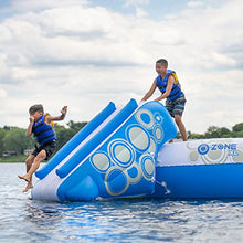 RAVE Sports O-Zone Plus Water Bouncer with Slide White/Blue