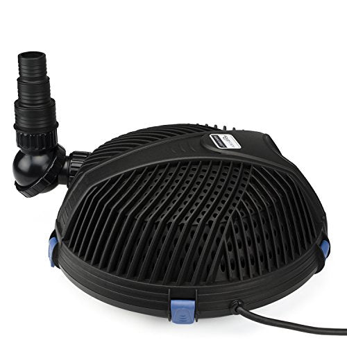 Aquascape AquaForce 5200 Solids Handling Submersible Pond Pump, Asynchronous Waterfall and Water Feature Pump with Pre Filter Cage, 5284, 91013