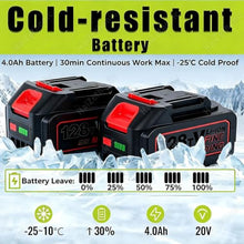 HaiZethonic Electric Walk-Behind Snow Blower,51cm Clearing Path 2batteries
