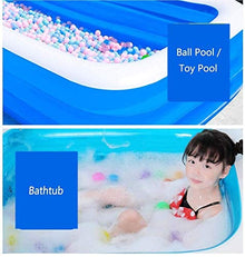 Rsmmpqa Bath Inflatable Swimming Pool Household Thickening Folding Adult Large Paddling Pool Family Insulation Bucket Pool Backyard Water Party