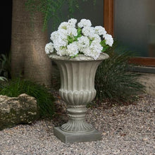 YJSPSSW Outdoor Garden Urn Planter, 26 in Decorative Flower Pot