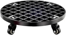 SHAOMABA Plant Stand Planter Caddy with Locking Wheels,Round Flower Pot Rack Planter Trolley with 360° Rotating Casters Rolling Tray(51cm)