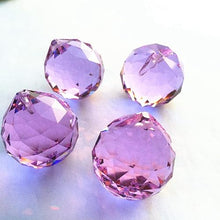 30mm Lilac 204pcs/lot Crystal Faceted Hanging Balls Lighting Prism Ball Chandelier Part Prism Suncathers Pendant