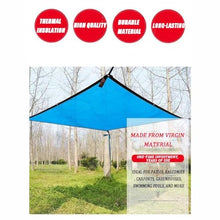 Sun Shade Netting Reinforced 6.6ft x 29.5ft, Waterproof UV-Resistant Canopy for Gardens Greenhouses Patios Pergolas Carports, Grommets for Easy Installation